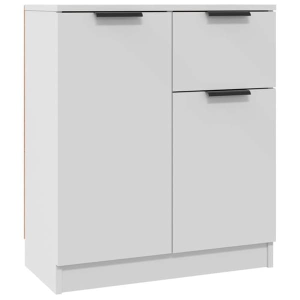 Maison Exclusive - Bufféer 2 st vit 60x30x70 cm Ingenjörsträ Vit