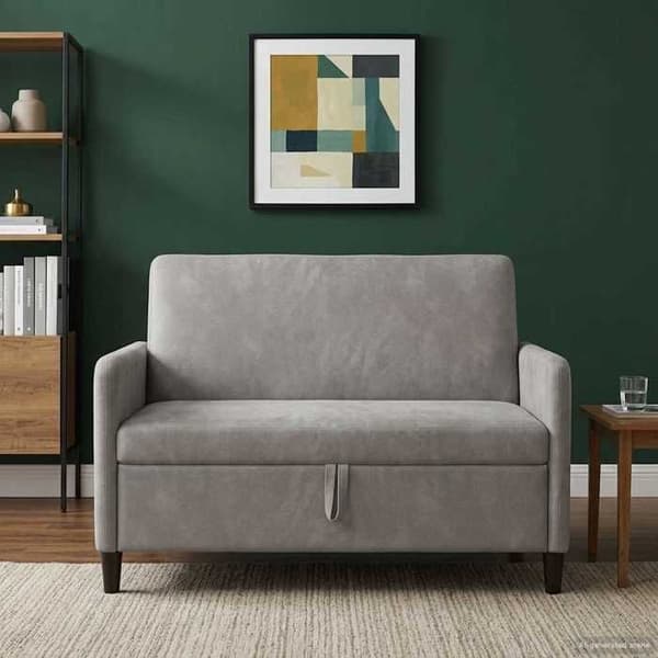 Maison Exclusive - Sofa med opbevaring Lys grå 122 x 78 x 87 cm Polyester