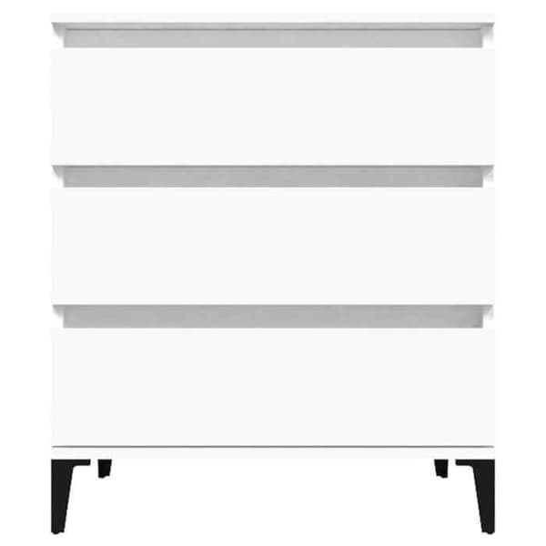 Maison Exclusive - Hvid Buffet 60x35x70 cm Ingeniørtræ
