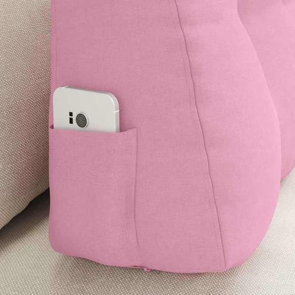 Maison Exclusive - Rygpude Rosa 80 x 24 x 50 cm stof