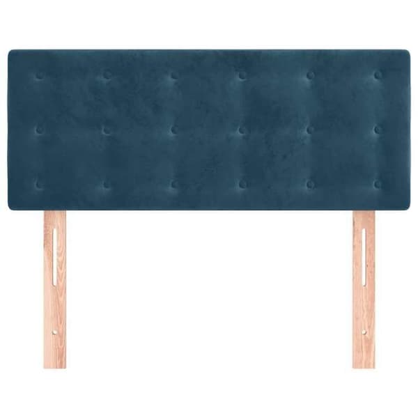 Maison Exclusive - Mörkblå sänggavel 90x5x78/88 cm Sammet