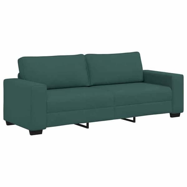 Maison Exclusive - Sæt af 2 sofaer med mørkegrønne stofpuder