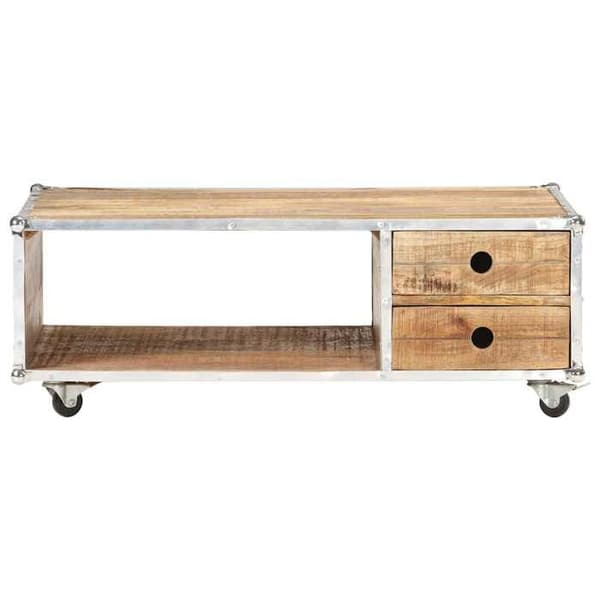 Maison Exclusive - Alustatabletti 89x59x33 cm Raaka mangopuu