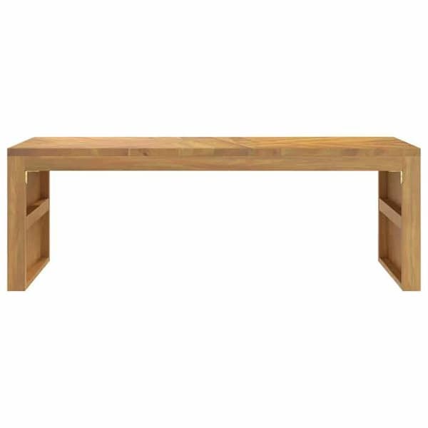 Bord - EKSKLUSIV HUS - 110 x 35 x 38 cm - Massivt teaktræ - Rektangulær - Multifunktionel