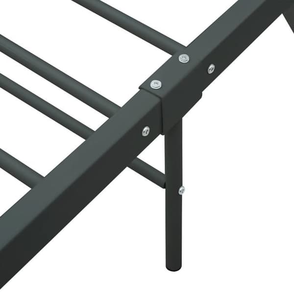 Sengestel - Eksklusiv Hus - Grå - Metal - 90 x 200 cm grå