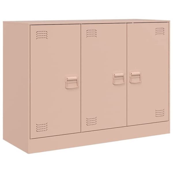 Maison Exclusive - Buffé rosa 99x39x73 cm stål