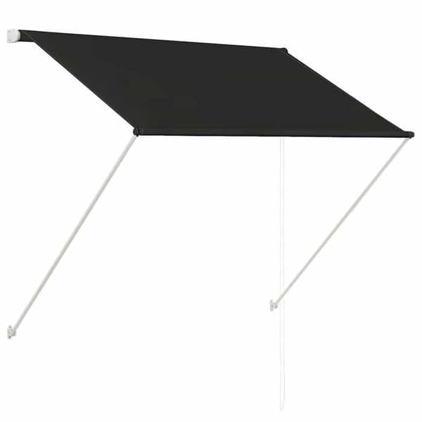 Maison Exclusive - Fällbart tak 100x150 cm Antracit antracit
