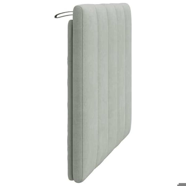Maison Exclusive - Hovedgærdens pude Hanko lys grå 100 cm velour