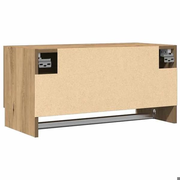 Maison Exclusive - Håndlavet egetræsskabe 70x32,5x35 cm ingeniørtræ