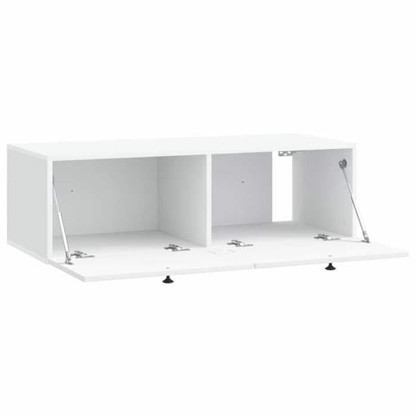 Maison Exclusive - Väggmonterad TV-möbel 99 x 41 x 30 cm Vit