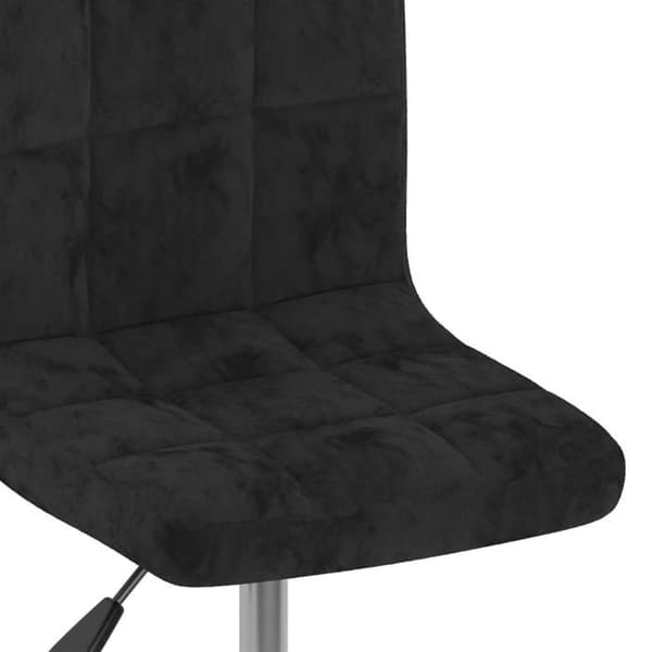 Maison Exclusive - Drejestol til spisestue Sort Velour