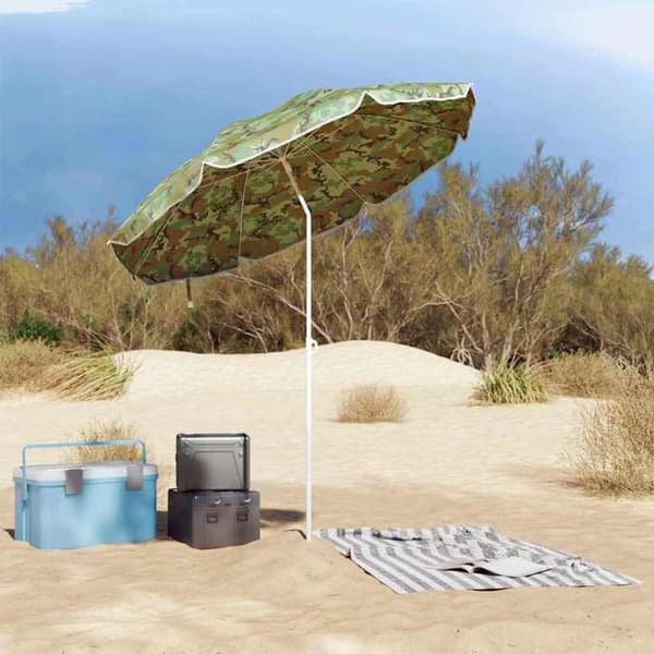Maison Exclusive - Haveparasol 240 cm polyester 170T Camouflage