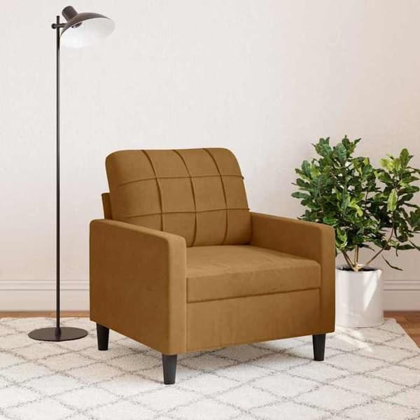 Maison Exclusive - Brun Stol 60 cm Velour