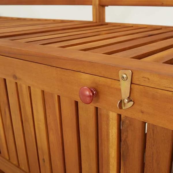 Maison Exclusive - Förvaringsbänk 148 cm Solid akaciaträ