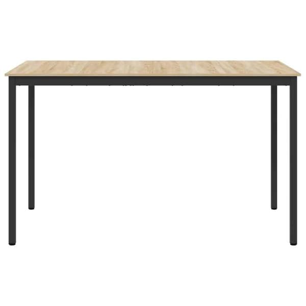 Maison Exclusive - Stående barbord i ingeniørtræ, rektangulær