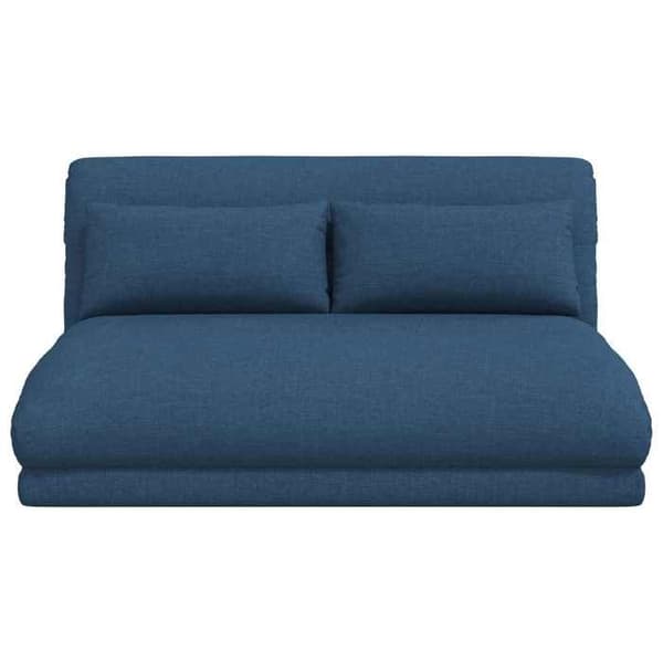 Maison Exclusive - Justerbar gulvstol Blå Stof