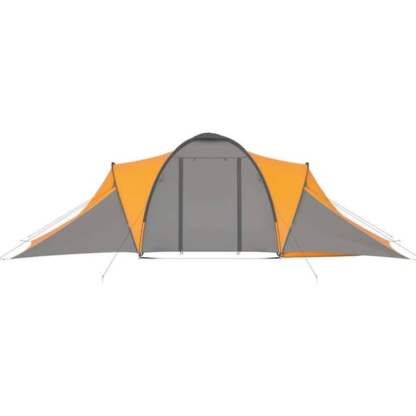 Maison Exclusive - 6 hengen teltta harmaa ja oranssi