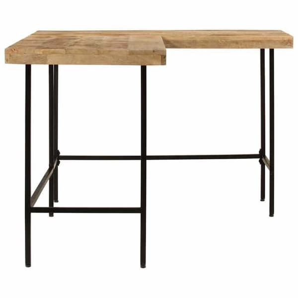 Maison Exclusive - Kontor 165x110x77 cm massiv mangotræ og jern