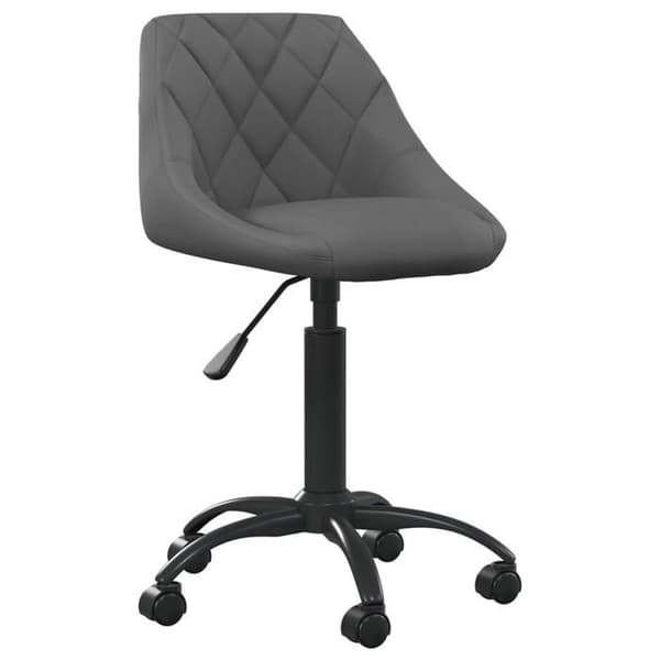 Maison Exclusive - Kontorstol Mørkegrå Velour