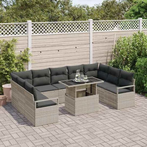 Maison Exclusive - 10 osan puutarhakalustesarja 9-hengen