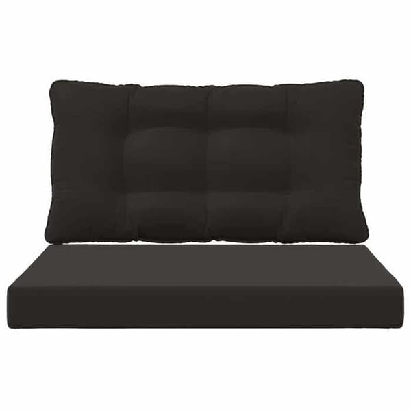 Utomhuskudde - EXKLUSIV HEM - 80 x 68,5 cm - Polyester - Svart - Avtagbart blixtlåsöverdrag Svart
