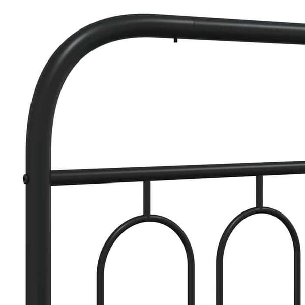 Maison Exclusive - Erstatnings hovedgærde i sort metal 90 cm