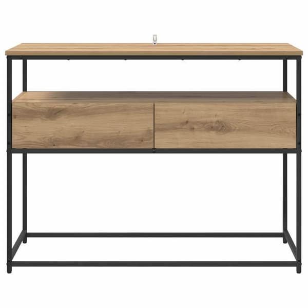 Maison Exclusive - Konsolbord Ek hantverk 100 x 40 x 75 cm