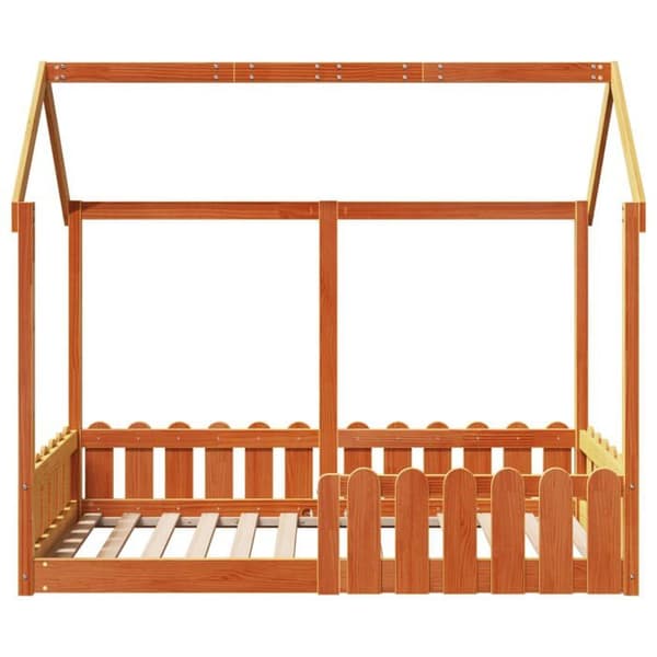 Maison Exclusive - Børneseng i husform uden madras 80x160 cm