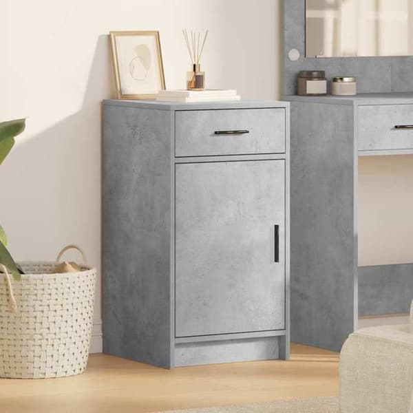 Maison Exclusive - Buffet Grå beton 40 x 40.5 x 75 cm Ingeniørtræ