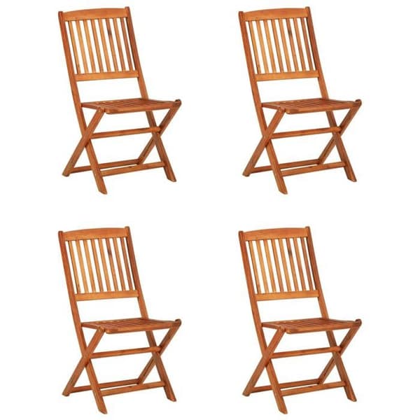 Havemøbel sæt - EKSKLUSIVT HUS - 280x90x75 cm - Massiv akacietræ - 13 dele - Foldbare stole og bord