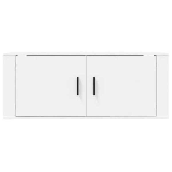 Maison Exclusive - Väggmonterad TV-möbel Vit 100x34,5x40 cm Vit