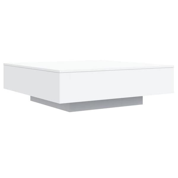 Maison Exclusive - Låg bord vit 100x100x31 cm ingenjörsträ Vit