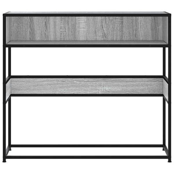 Maison Exclusive - Consolebord sonoma grå 90x35x80 cm ingeniørtræ