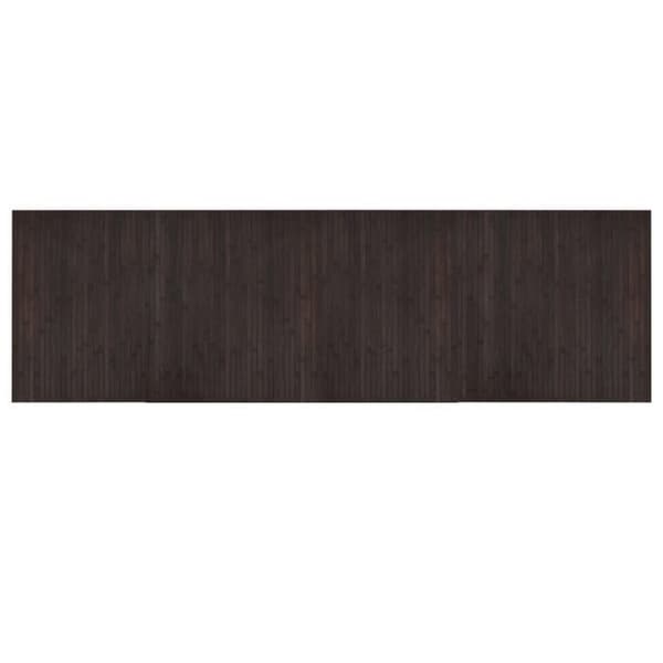Maison Exclusive - Mörkbrun rektangulär matta 60x200 cm bambu