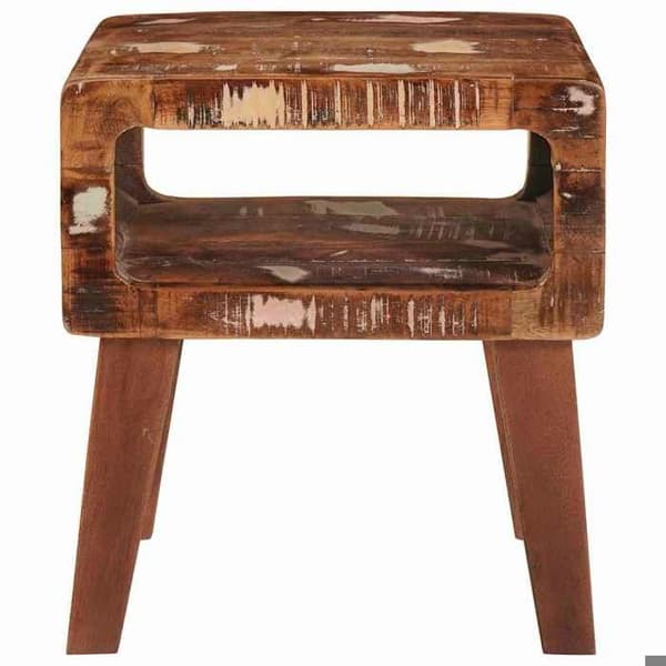 Maison Exclusive - Sidobord Brun 40 x 32 x 46 cm Återvunnet Trä Solid brun