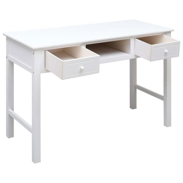 Maison Exclusive - Kontor Vit 110 x 45 x 76 cm Trä Vit