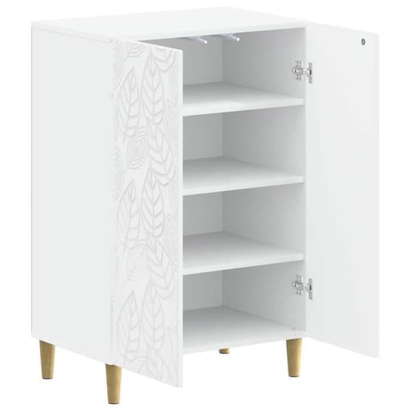 Maison Exclusive - Skåp för skor DELFT 59,5 x 39,5 x 90 cm Vit Vit
