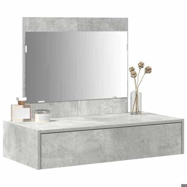 Maison Exclusive - Grå Sminkbord 83 x 40 x 70 cm Ingenjörsträ Grå