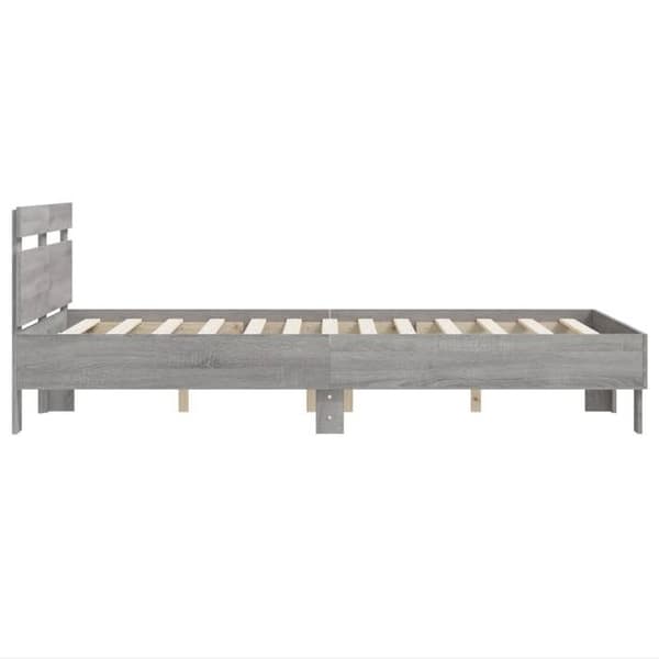 Maison Exclusive - Sengestel uden madras sonoma grå 135x190 cm