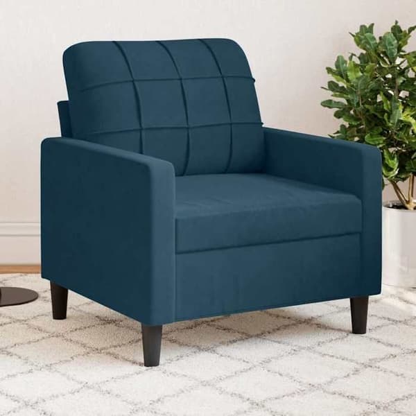 Maison Exclusive - Sininen Tuoli 60 cm Sametti