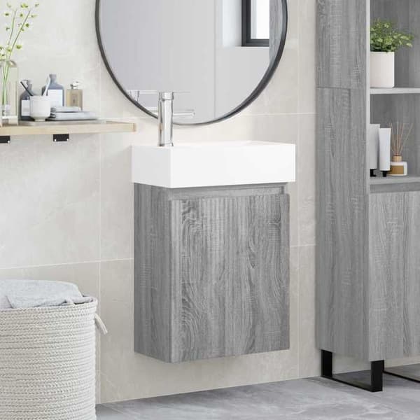 Maison Exclusive - Kylpyhuonekaluste harmaalla Sonoma-hanalla