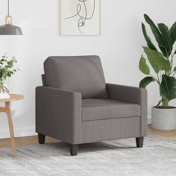 Maison Exclusive - Fåtölj Taupe 60 cm Tyg Mol