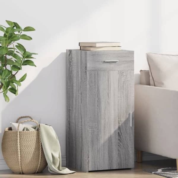 Maison Exclusive - Buffé Sonoma Grå 40x42,5x93 cm Ingenjörsträ