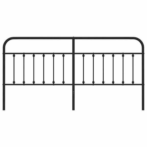 Maison Exclusive - Erstatnings hovedgærde i sort metal 193 cm