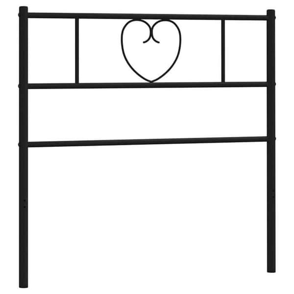 Maison Exclusive - Erstatnings hovedgærde i sort metal 90 cm