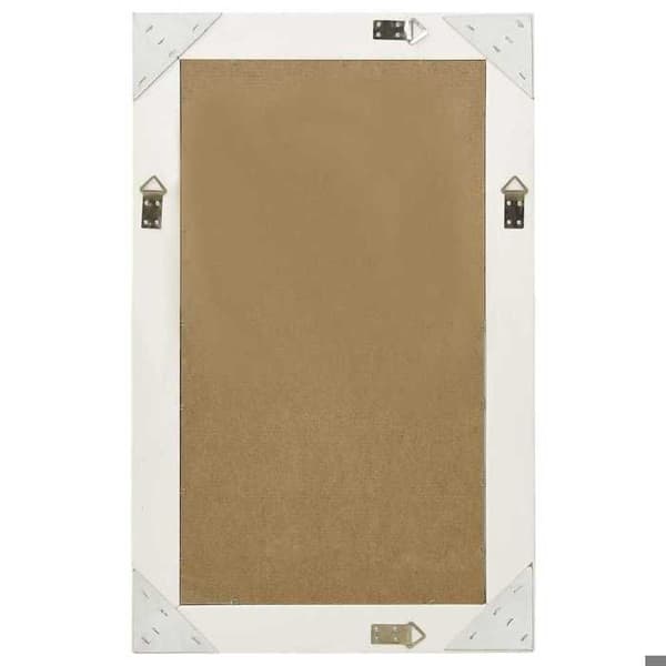 Maison Exclusive - Barockstil väggspegel 50x80 cm Vit