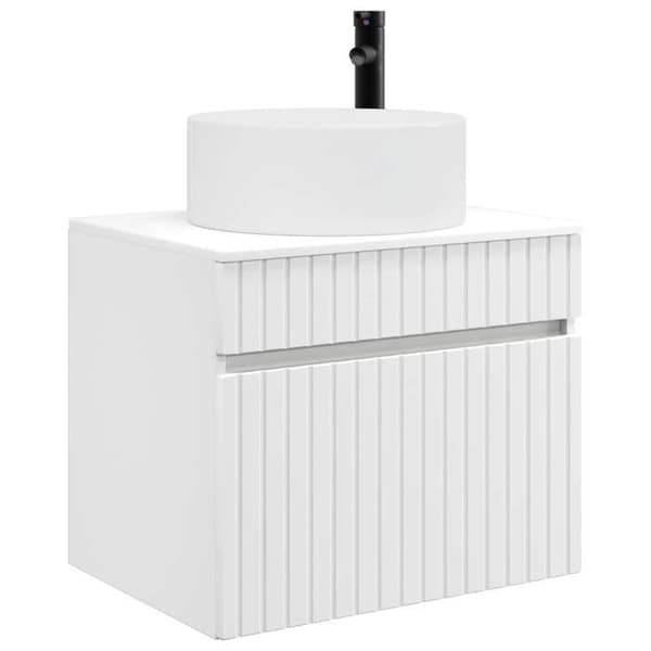 Maison Exclusive - Väggmonterad Badrumsskåp Vit 59 x 44,5 x 50 cm Vit