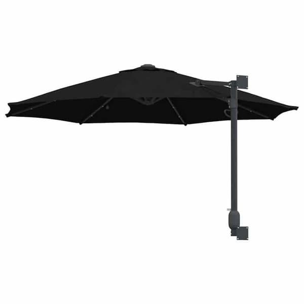 Maison Exclusive - Puutarhavarjo 248 x 248 x 148 cm Polyesteri ja Musta Teräs
