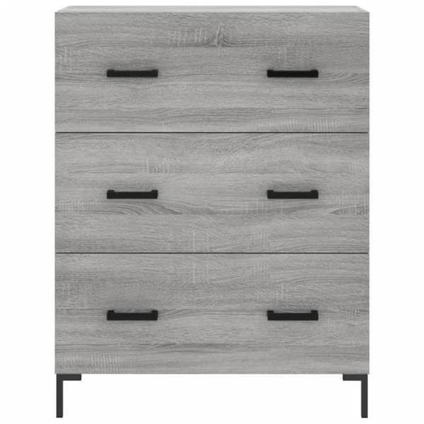 Maison Exclusive - Buffé Sonoma Grå 69,5x34x90 cm Ingenjörsträ
