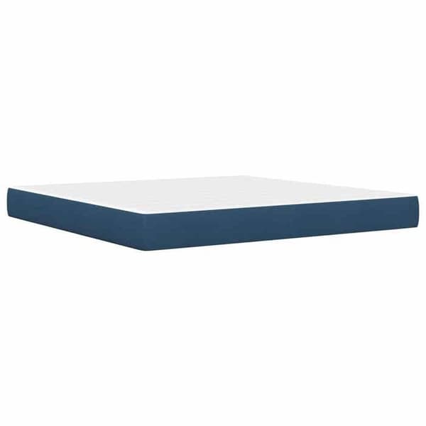 Sängram - EXKLUSIV HEM - 180 x 200 cm - Blå - Polyester tyg - Sängbotten med förvaring Blå